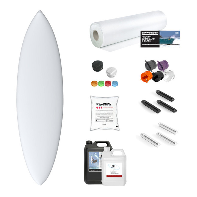 Machine Shape Blank and Material Kit: EPS SINGLE FIN