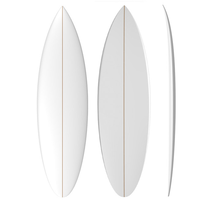 Theo: PU Machine Shaped Surfboard Blank