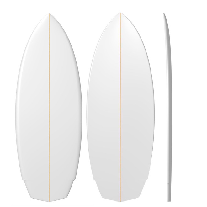 EPS Stringered Wake Board: Machine Shaped Surfboard Blank