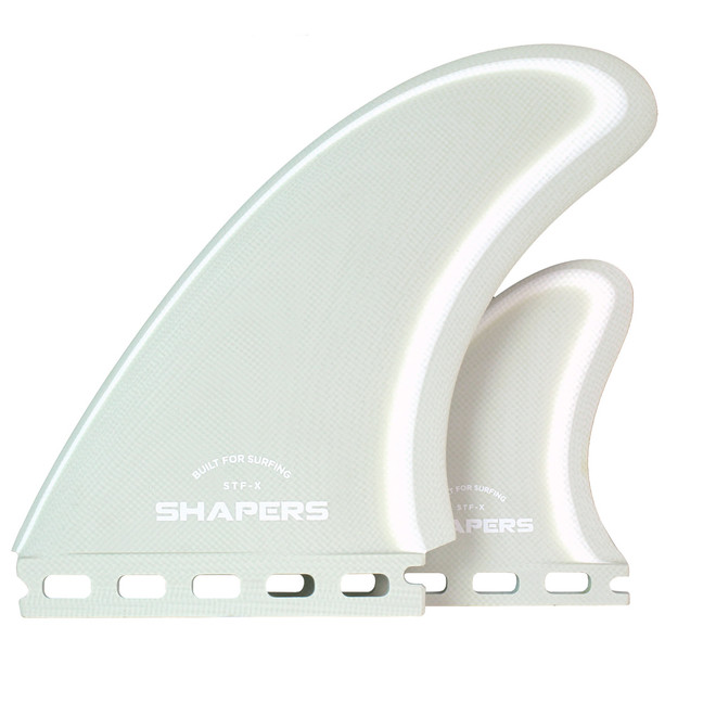 STFX Twin Fin - Grey White - Shapers Surf Co