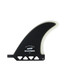 5.5" Rage Series Longboard Fin - Black Clear