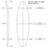 6'2 PU Surfboard Blank - Surf Formula Black Stringer - F1
