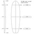 7'5 PU Surfboard Blank - Formula One - Funboard D1
