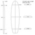 7'10 PU Surfboard Blank - Surf Formula - Funboard F6