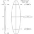 6'9 PU Surfboard Blank - Surf Formula Natural Stringer - F3