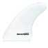 5.70" Woo Twin Fin - White