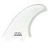 Asher Pacey 5.79" Twin Fin Set - White/Clear