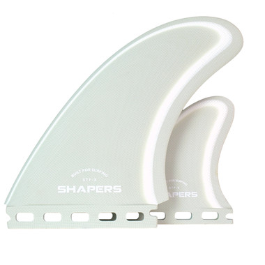 STFX Twin Fin - Grey White - Shapers Surf Co