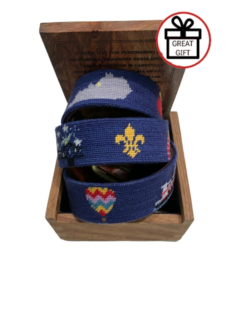 Louisville Needlepoint Belt – Smathers & Branson