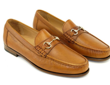Tan Snaffle Bit Loafer display picture 1