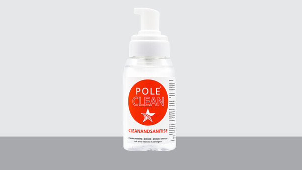 PoleClean - KILLS 99.9% of pathogens whilst being alcohol FREE