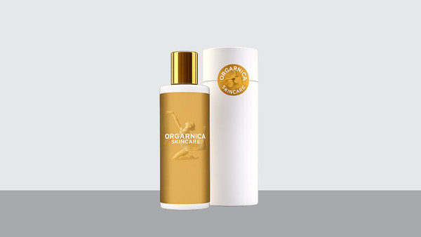 Organica body lotion, 200ml bottle.