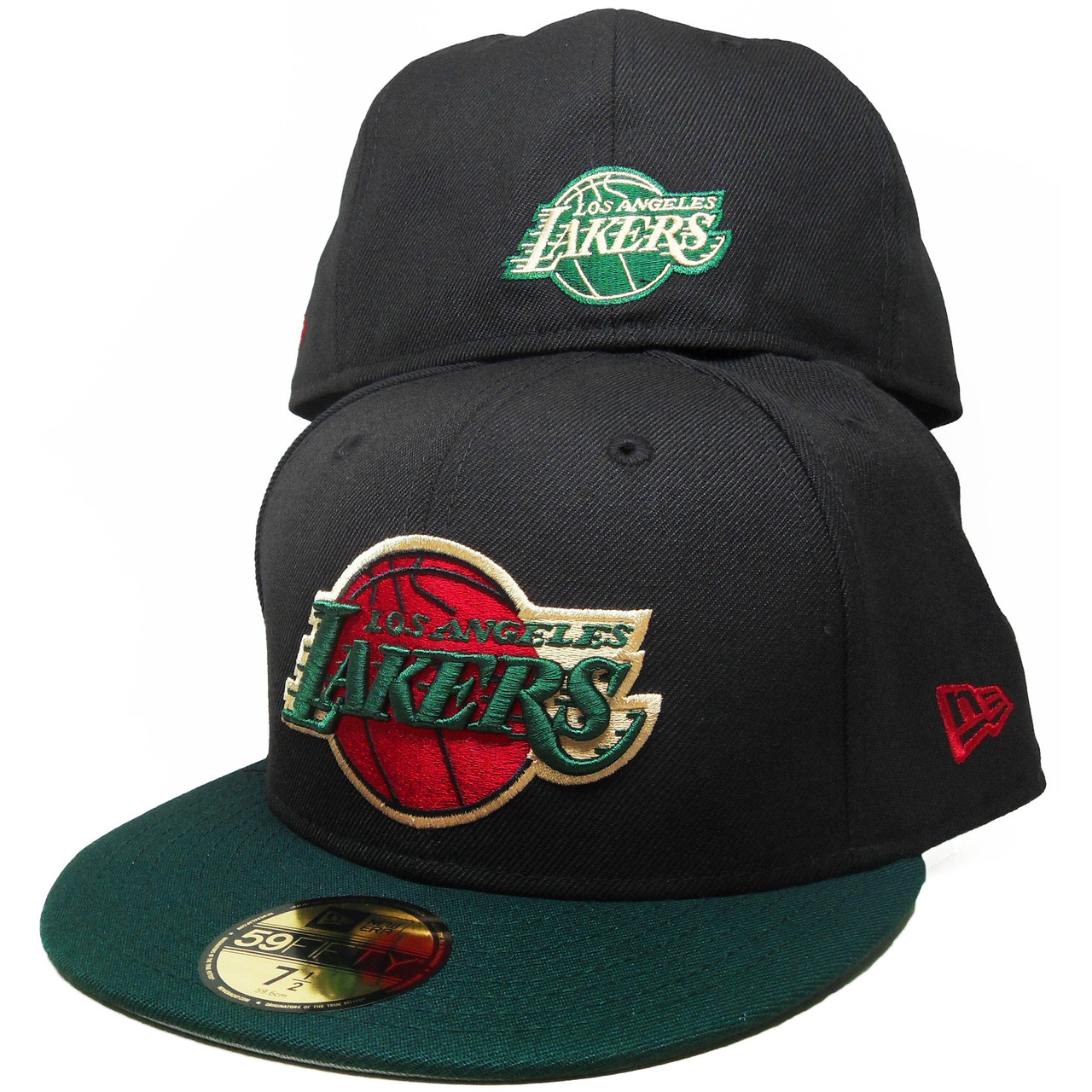 Los Angeles Lakers New Era Custom Gucci 59fifty Fitted Black Green Red Ecapsunlimited Com