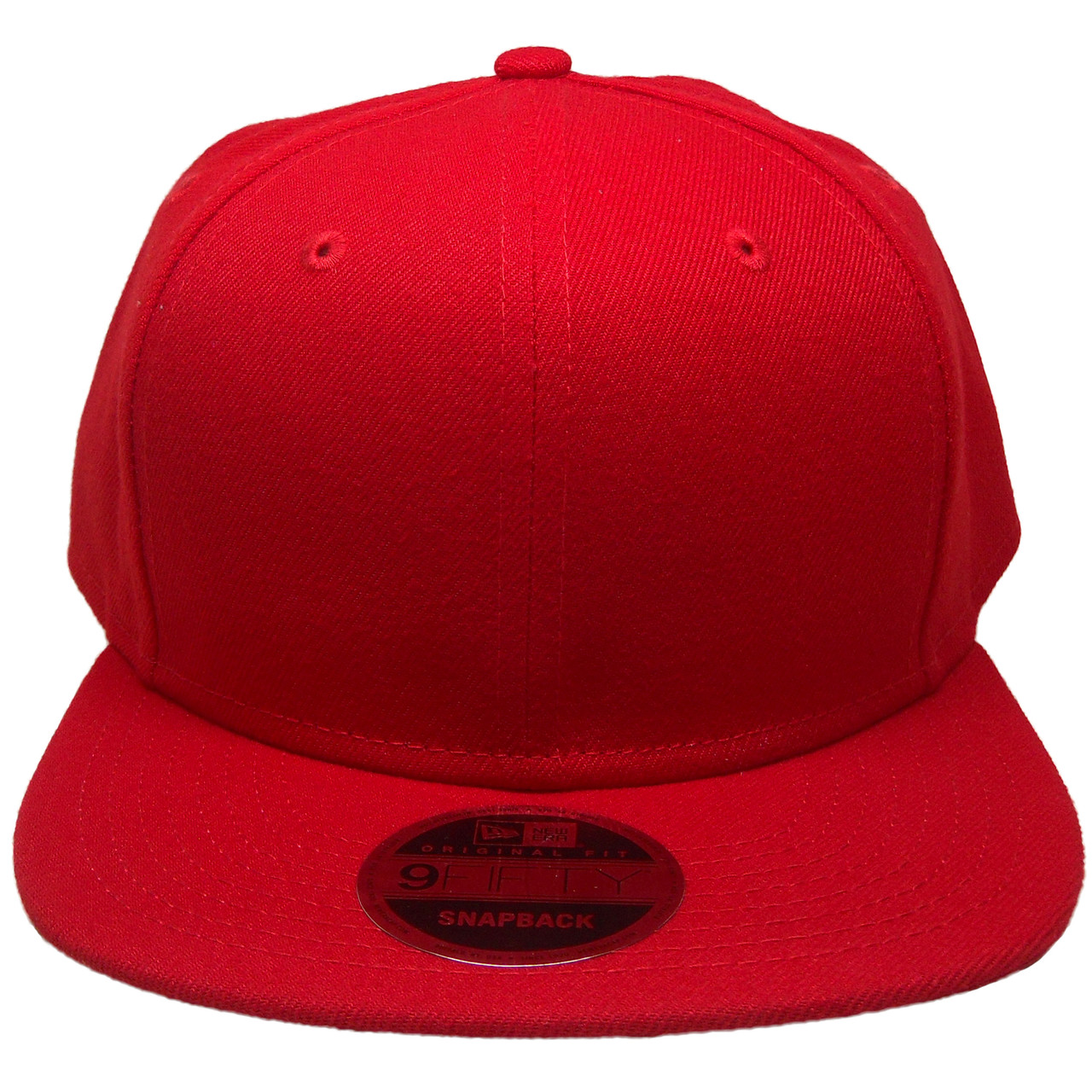 Plain Blank New Era 9fifty Of Snapback Hat All Red Ecapsunlimited Com