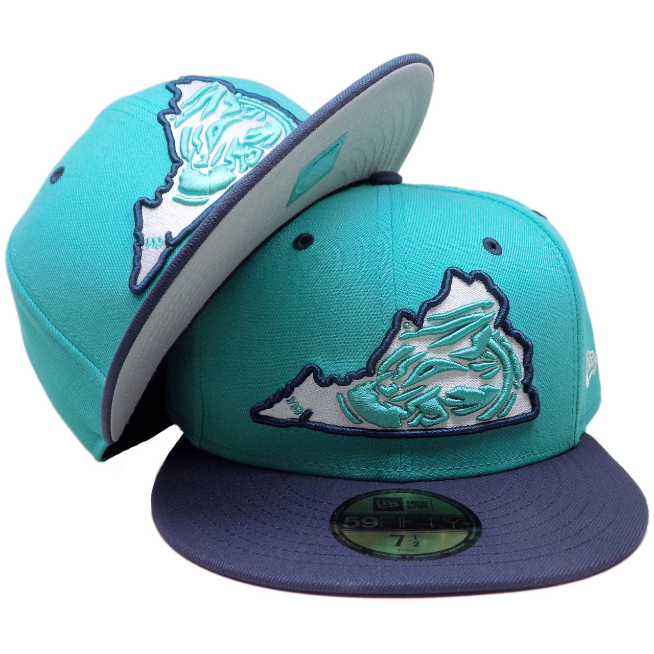 Lynchburg Hillcats New Era 2025 MiLB 59Fifty Fitted - Turquoise