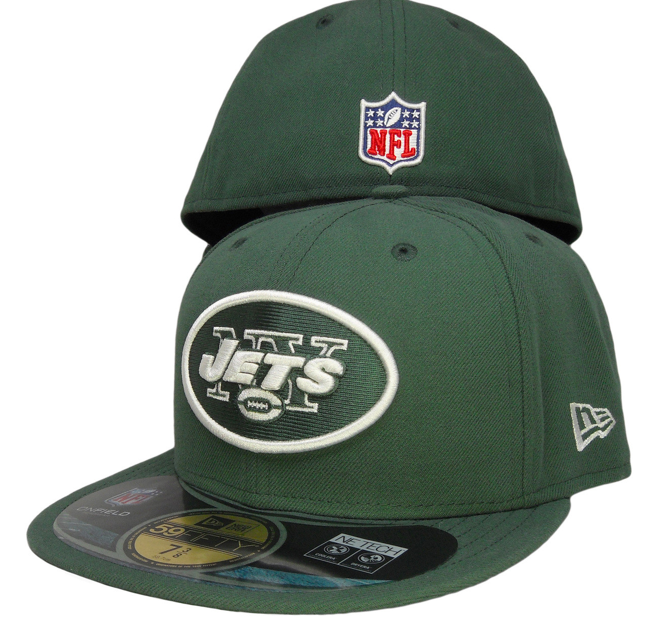New York Jets New Era 59fifty Onfield Fitted Hat Hunter Green White