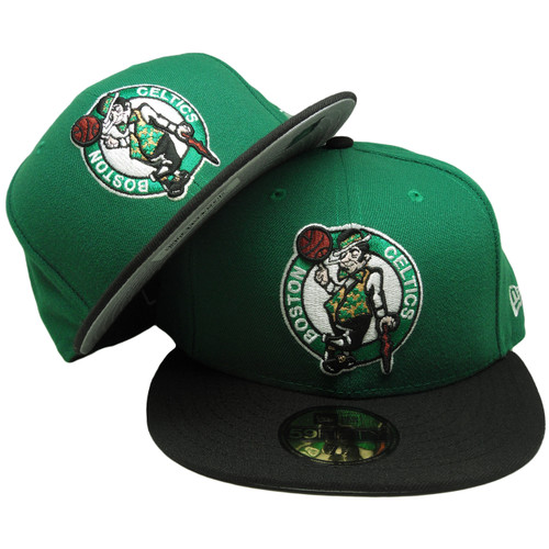Boston Celtics New Era 59Fifty 2Tone Fitted Hat - Kelly, Black, White