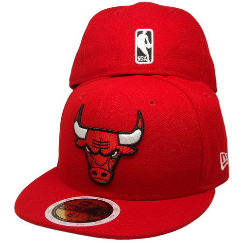 Chicago Bulls New Era KIDS 59Fifty Basic Fitted - Red, Black, White