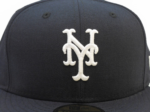 navy blue and white mets hat