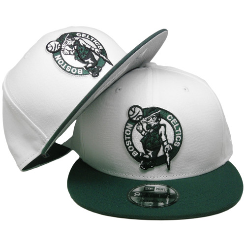 white boston celtics hat