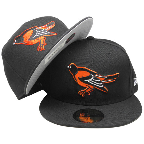 black and orange hat