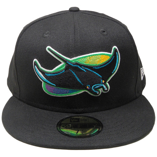 tampa Bay Rays New Era Cooperstown Series 59Fifty Fitted Hat - Black, Yellow, Lime Green