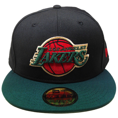 Los Angeles Lakers New Era Custom Gucci 59fifty Fitted Black Green Red Ecapsunlimited Com