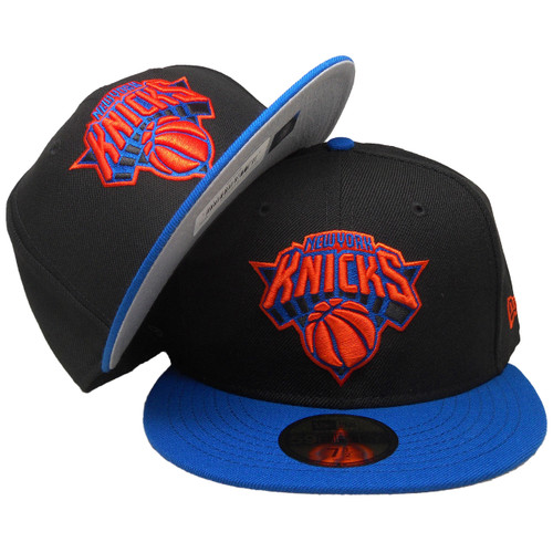 New York Knicks New Era Kids Custom 59fifty Fitted Hat Black Royal Orange Ecapsunlimited Com