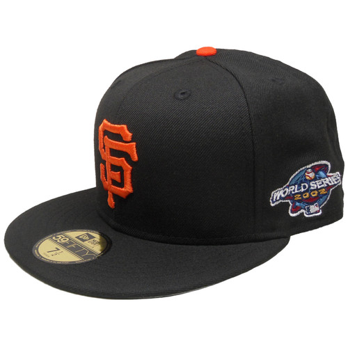 San Francisco Giants New Era Custom 02 WS 59Fifty Fitted - Black, Orange, White