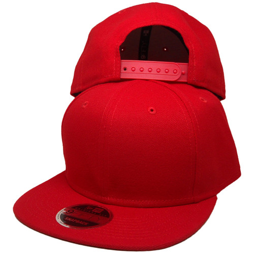 Plain Blank New Era 9fifty Of Snapback Hat All Red Ecapsunlimited Com