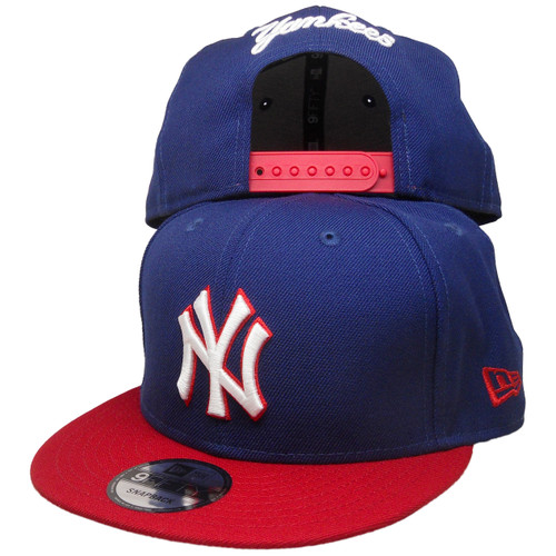 yankees red white and blue hat