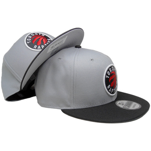 Toronto Raptors 2-Tone New Era 9Fifty Snapback - Gray, Black, White