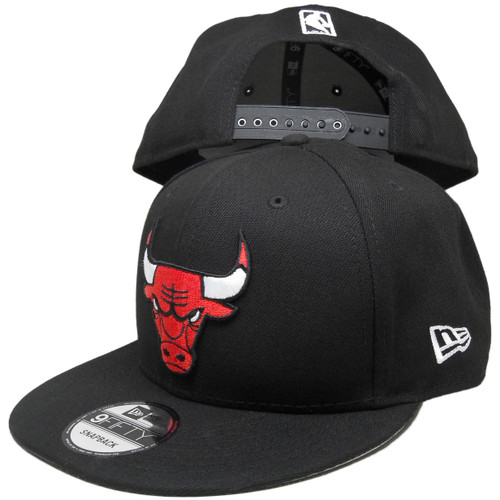 Chicago Bulls NBA New Era 9Fifty Snapback Hat - Black, Gray, Red