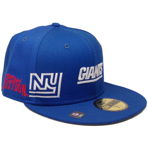 NY Giants Just Don Collab Multi Patch NE 59Fifty Fitted - Royal, Gray, White
