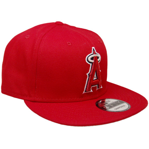 Anaheim Angels New Era 9Fifty Basic Snapback Hat - Red, Gray, White