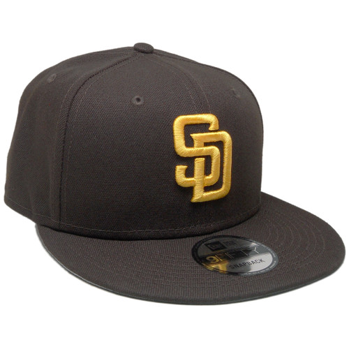 San Diego Padres New Era 9Fifty Snapback Hat - Brown, Gray, Yellow