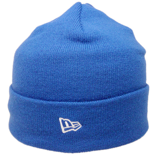 New Era Plain Knit Cold Weather Beanie - Royal Blue