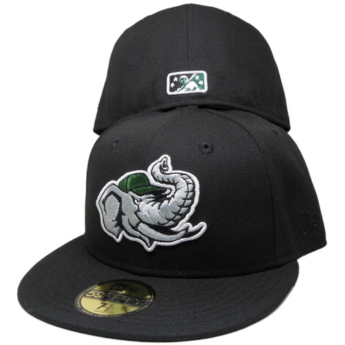 Modesto Athletics Custom New Era 59Fifty Fitted - Black, Green, Gray