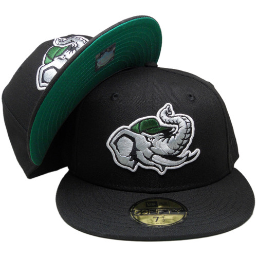 Modesto Athletics Custom New Era 59Fifty Fitted - Black, Green, Gray