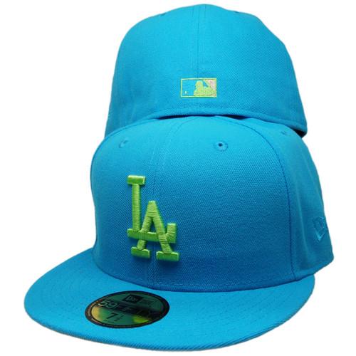 Los Angeles Dodgers 1980 ASG Custom NE 59Fifty Fitted - Blue, Gold, Lime
