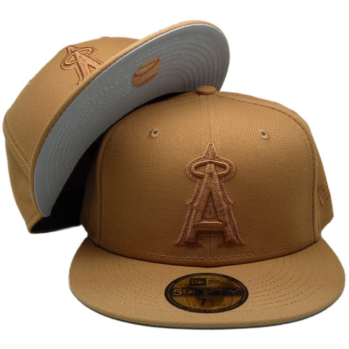 Anaheim Angels New Era Color Pack 59Fifty Fitted - Light Brown, Gray