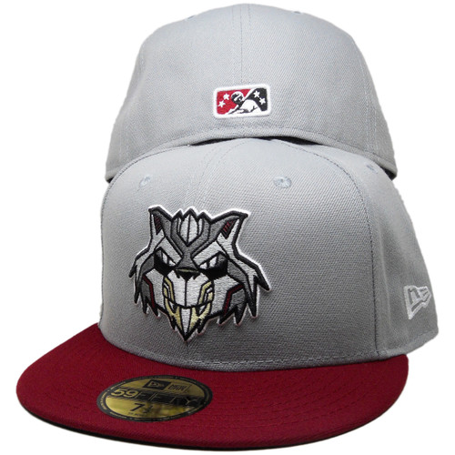Sacramento River Cats MiLB x Marvel NE 59Fifty Fitted - Gray, Maroon, Black