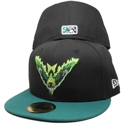Great Lakes Loons MiLB x Marvel New Era 59Fifty Fitted - Black, Green, Lime