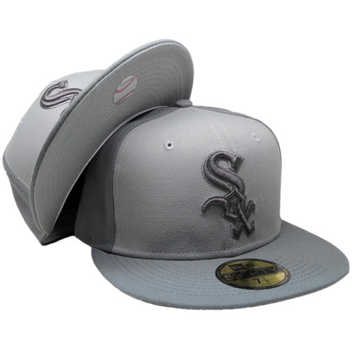 Chicago White Sox New Era Tri Tone 59Fifty Fitted - Gray, Medium Gray, Graphite