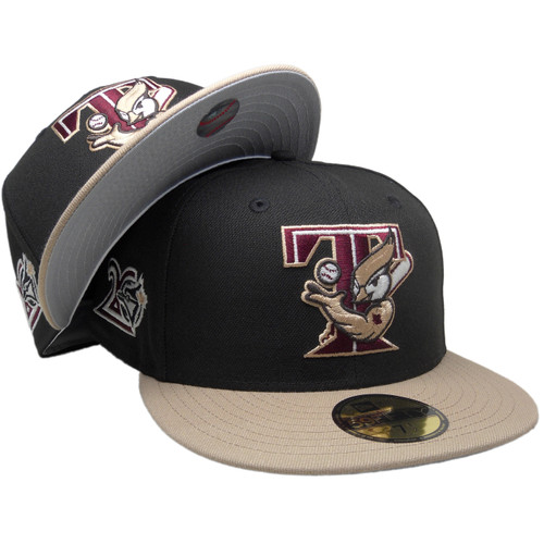 Toronto Blue Jays 20 Ann. Custom New Era Fitted - Black, Khaki, Maroon