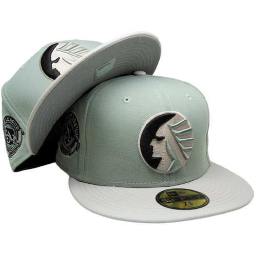 Memphis Chicks New Era Hometown Roots 59Fifty Fitted - Jade, Stone, Black
