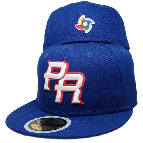 Puerto Rico 2023 WBC Custom KIDS NE 59Fifty Fitted - Royal, White, Red