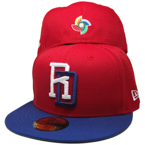 Dominican Republic 2023 WBC Custom NE 59Fifty Fitted - Red, Royal, White