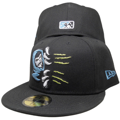 Inland Empire 66ers MiLB New Era 59Fifty Fitted - Black, Sky, Neon Yellow