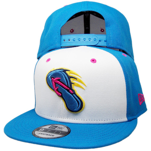 San Antonio Missions MiLB NE 9Fifty Snapback - White, Light Blue, Yellow